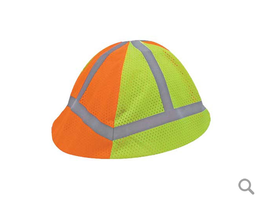 hi vis hard hat cover